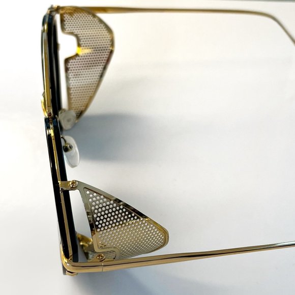 Black and Gold Steampunk Sunglasses - Picture 8 of 8